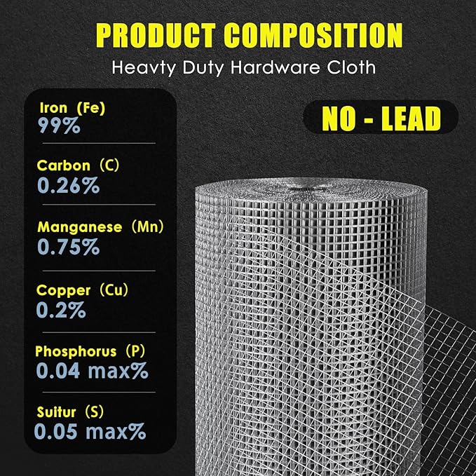 Hardware Cloth, Hot-dip Galvanized After Welding