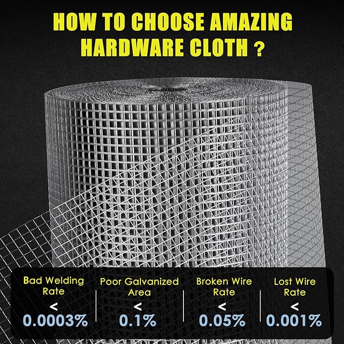 Hardware Cloth, Hot-dip Galvanized After Welding