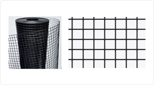 1/2 in. × 1/2 in. Black PVC-Coated Hardware Cloth